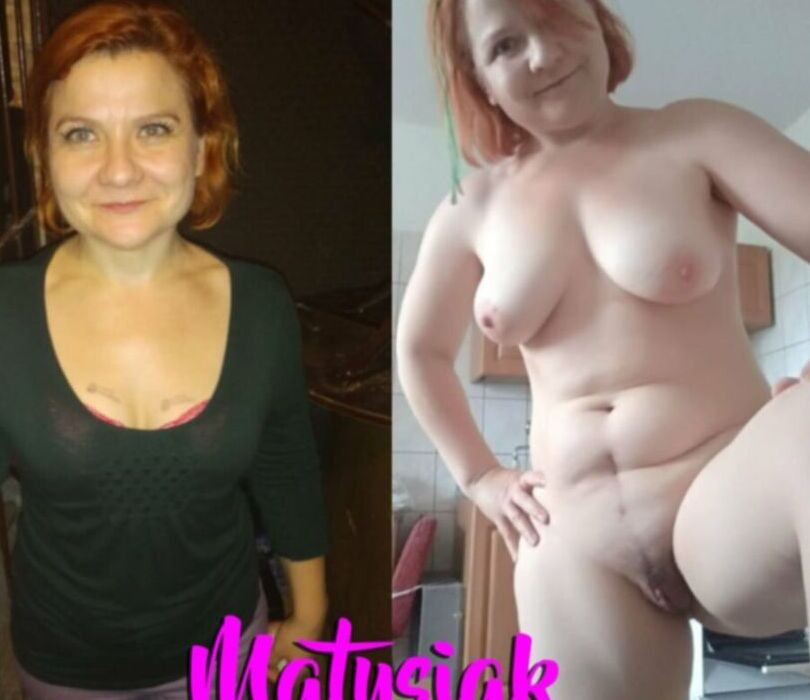 Alina, pute rousse mature de Pologne