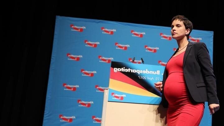 Frauke Petry allemande AFD enceinte