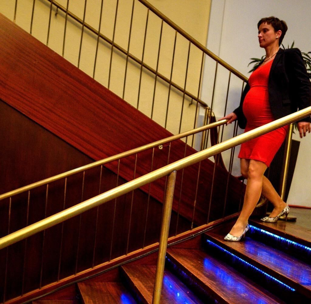 Frauke Petry allemande AFD enceinte