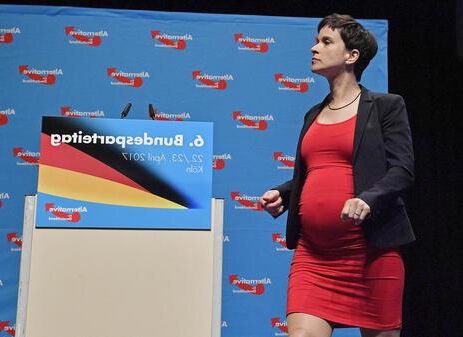 Frauke Petry allemande AFD enceinte