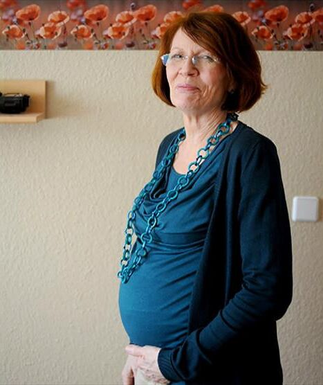 Annegret , pregnant at 65 (NO Joke)