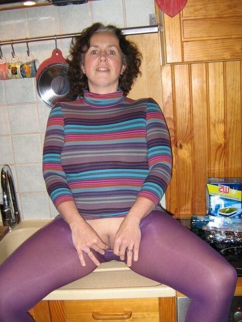 Incroyable collants MILF