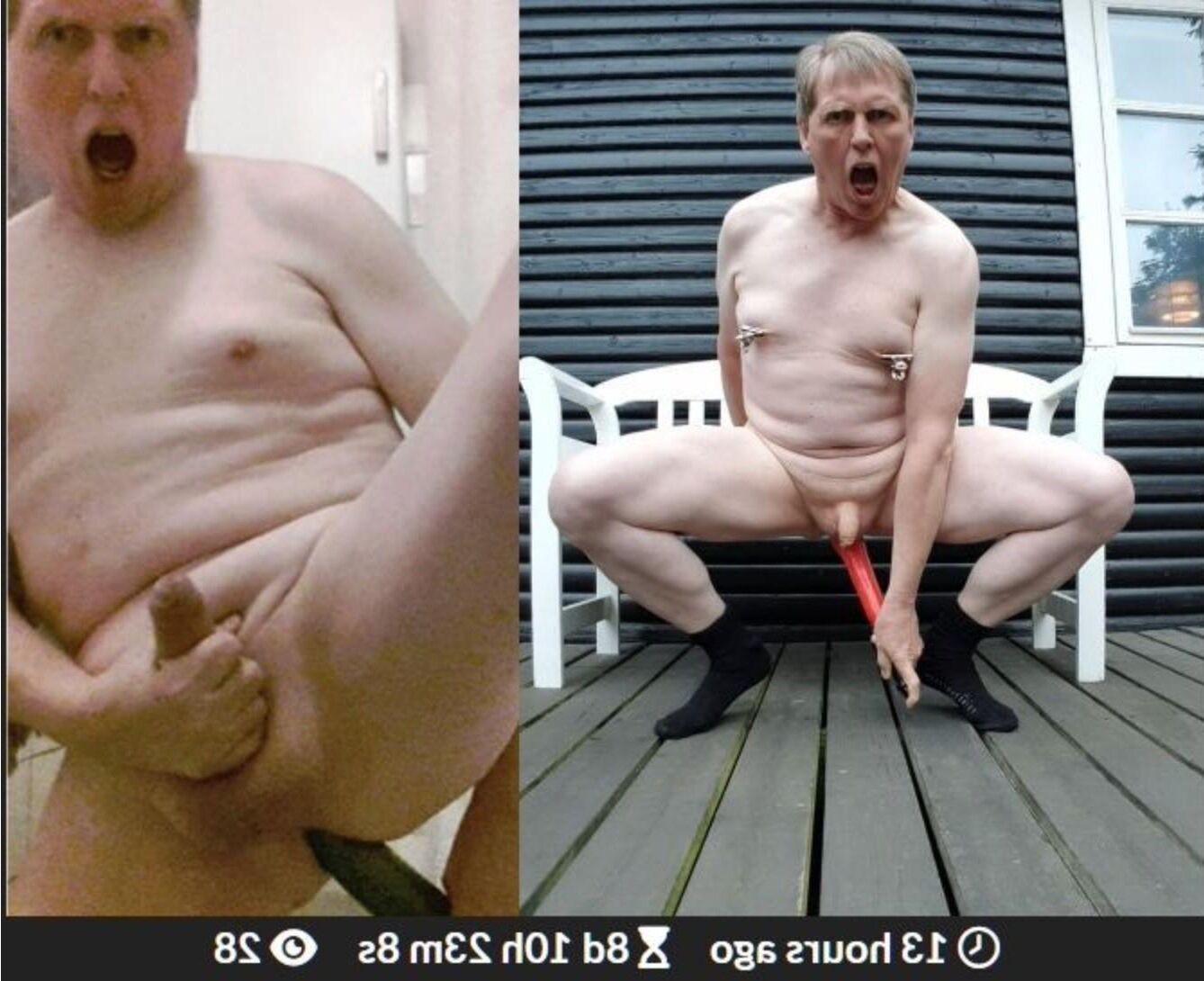 Faggot Lars Hviid and his nudes