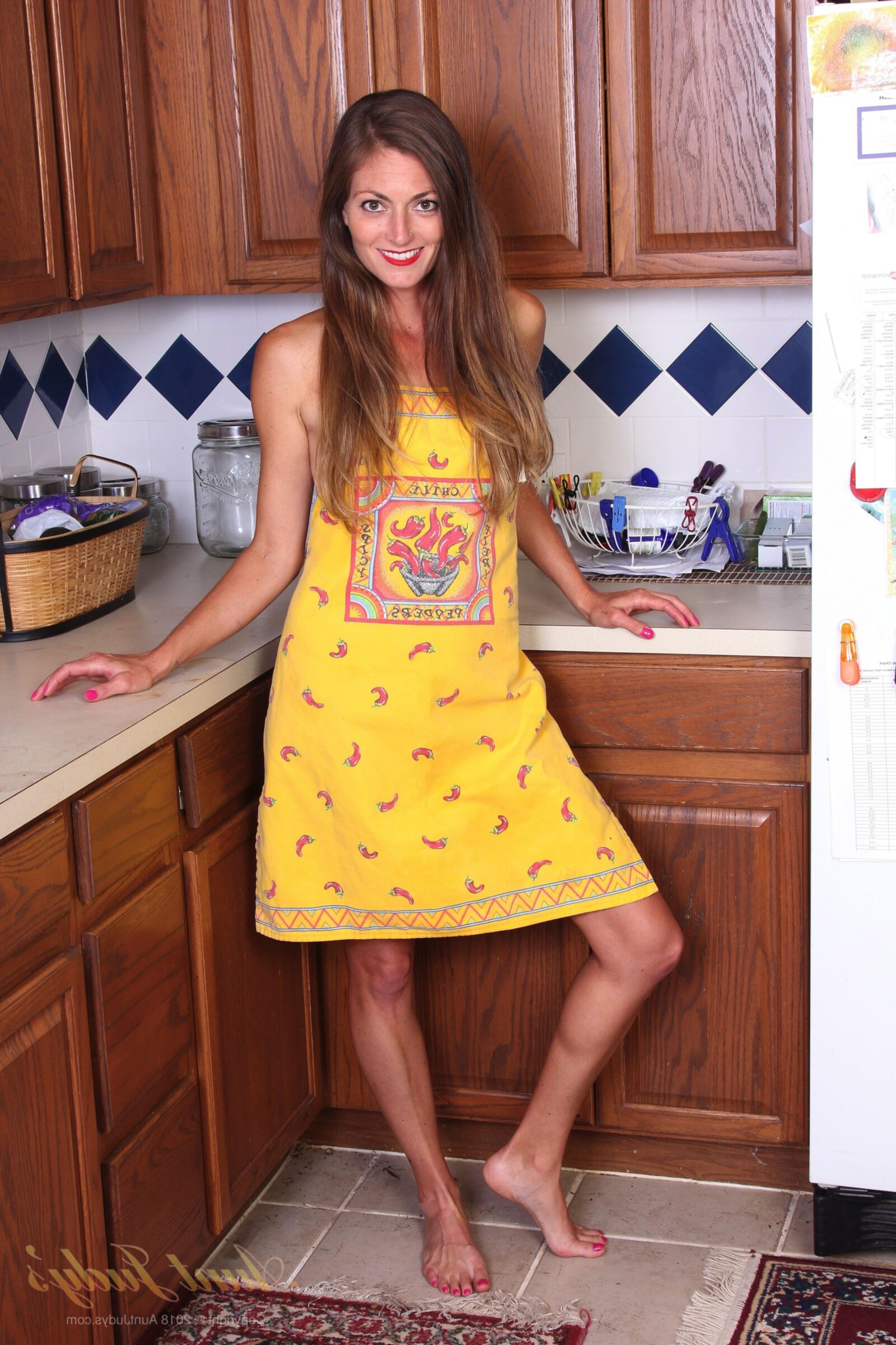 AuntJudys Lauren Lauren Ama de casa traviesa Cocina Juego de coño