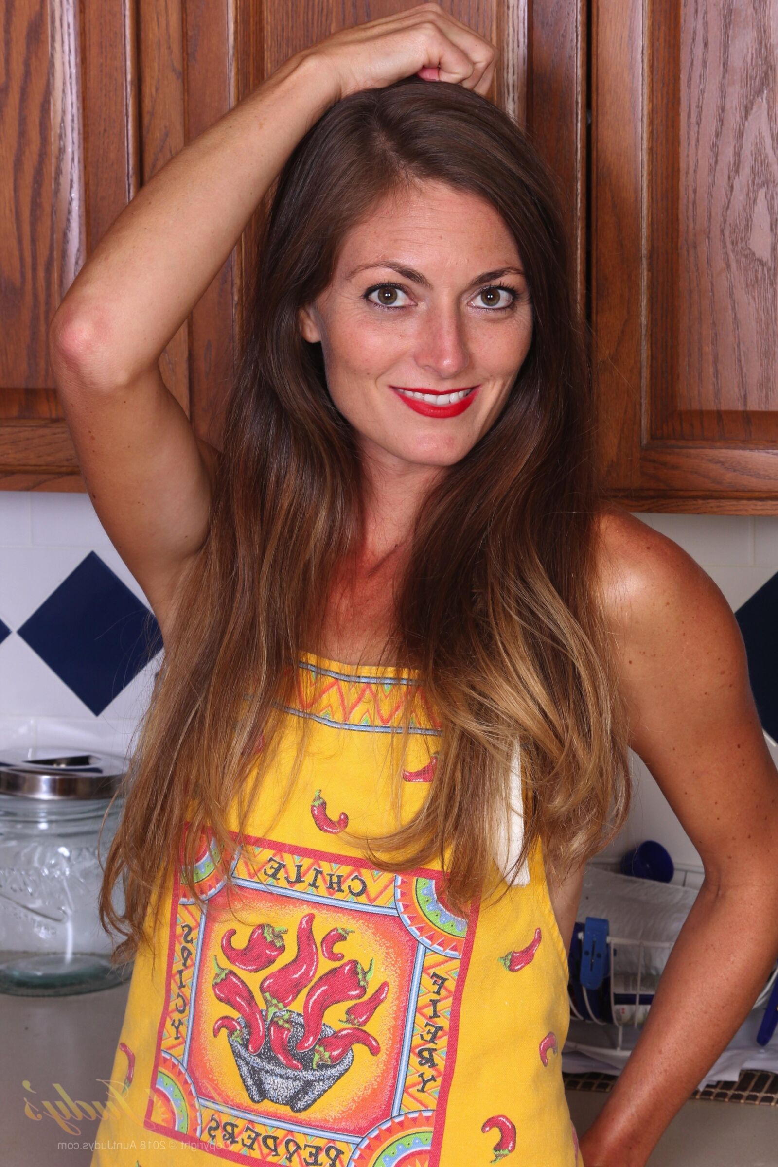 AuntJudys Lauren Lauren Ama de casa traviesa Cocina Juego de coño