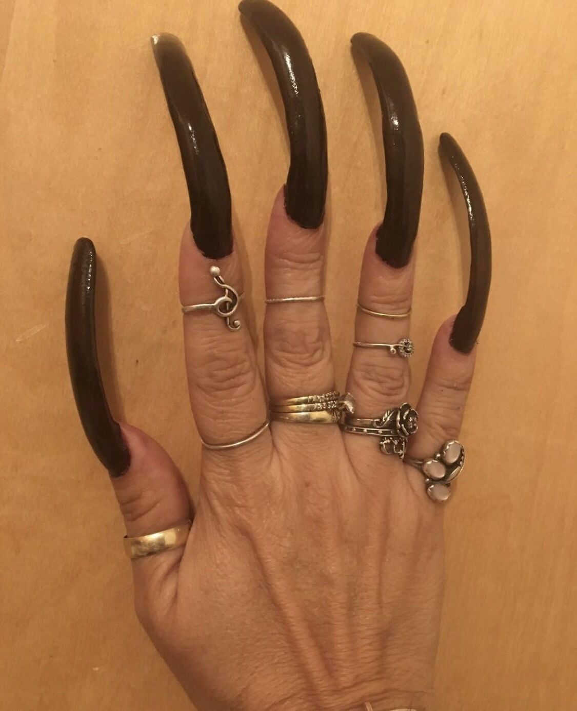 Hot Long  Fingernails 6