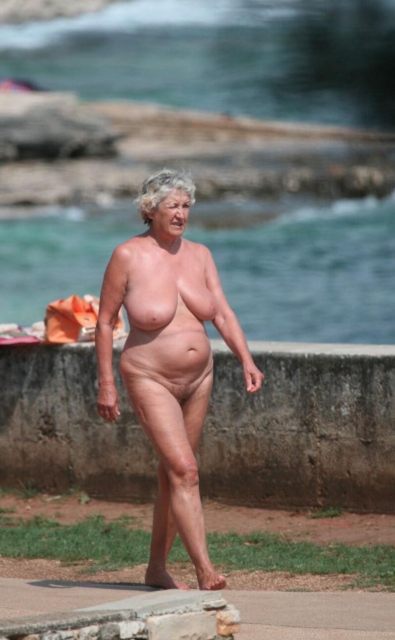 Super Hot Nude Granny with Huge Tits!