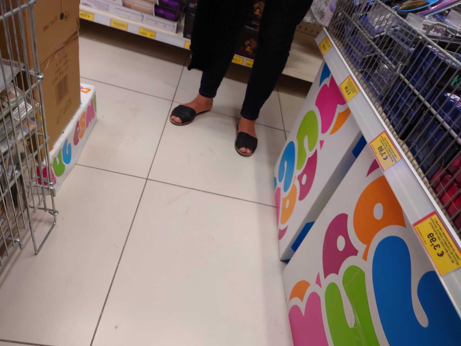 Pieds grecs au marché Jumbo