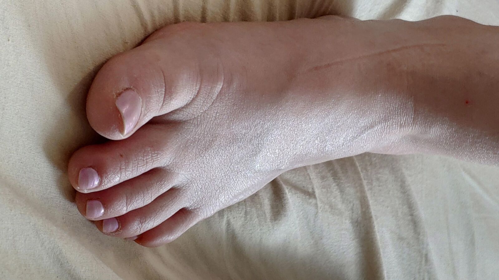 Pieds et plantes de ma femme