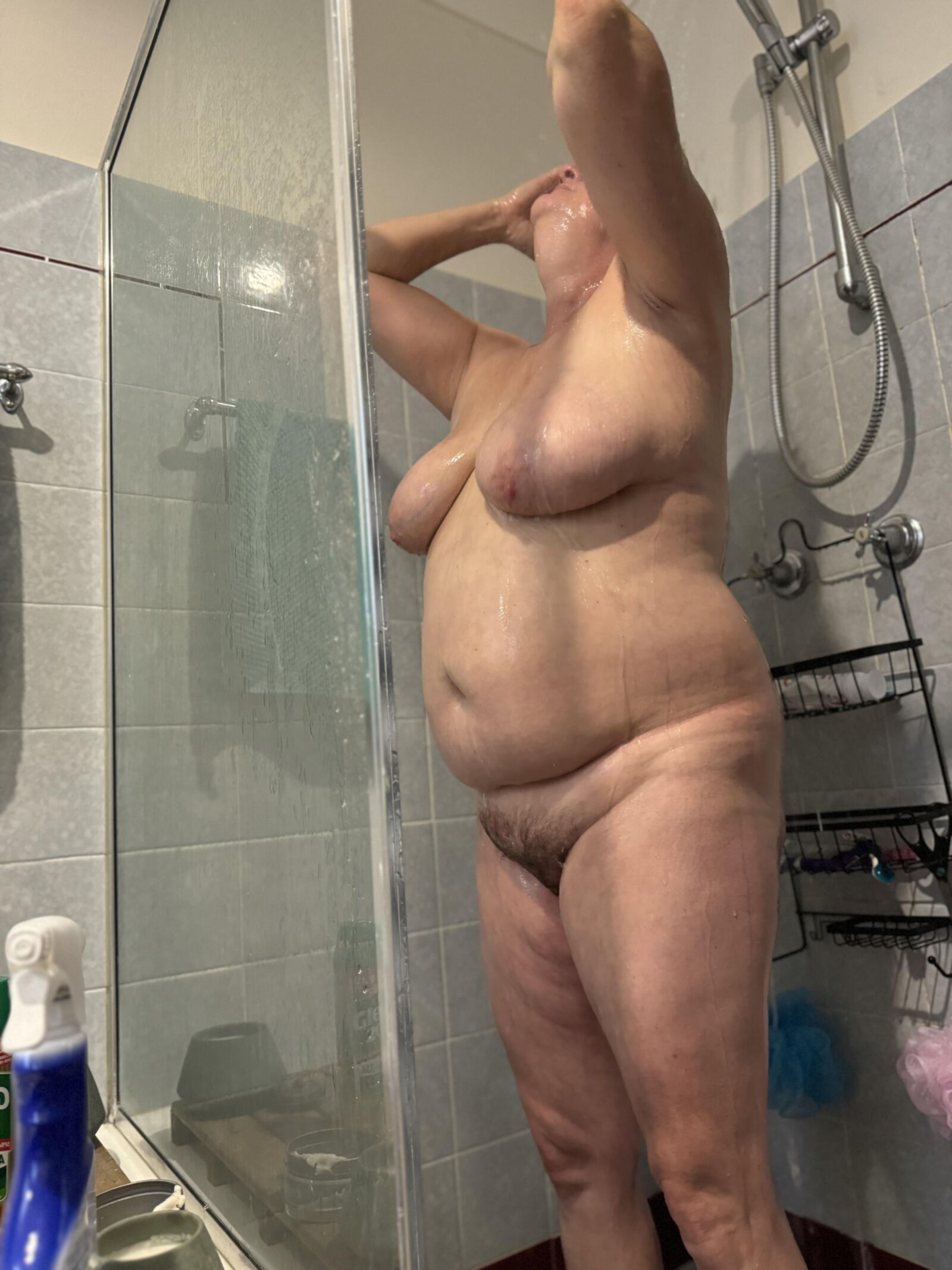 My girl in the shower