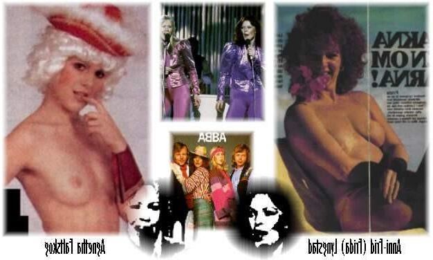 Cantores do ABBA em topless