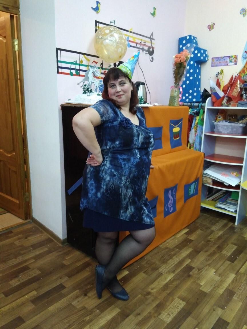 BBW kindergarden teacher Galina from Baykalovo in Russia