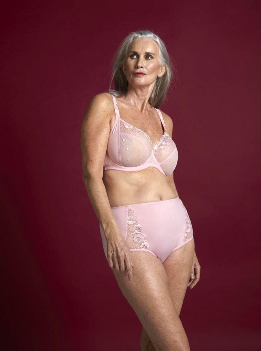 Gran In Her Underwear 