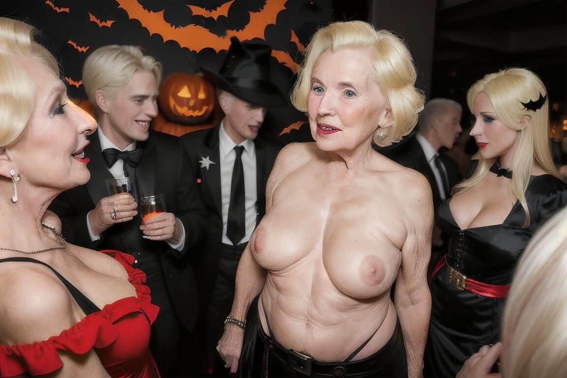 AI generado 414: Halloween GILF