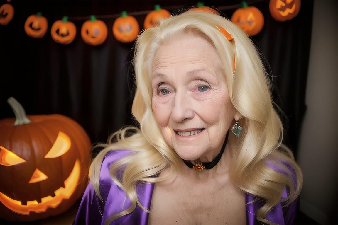 AI généré 414 : Halloween GILF