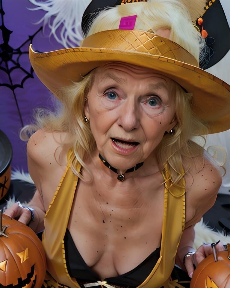 AI generado 414: Halloween GILF