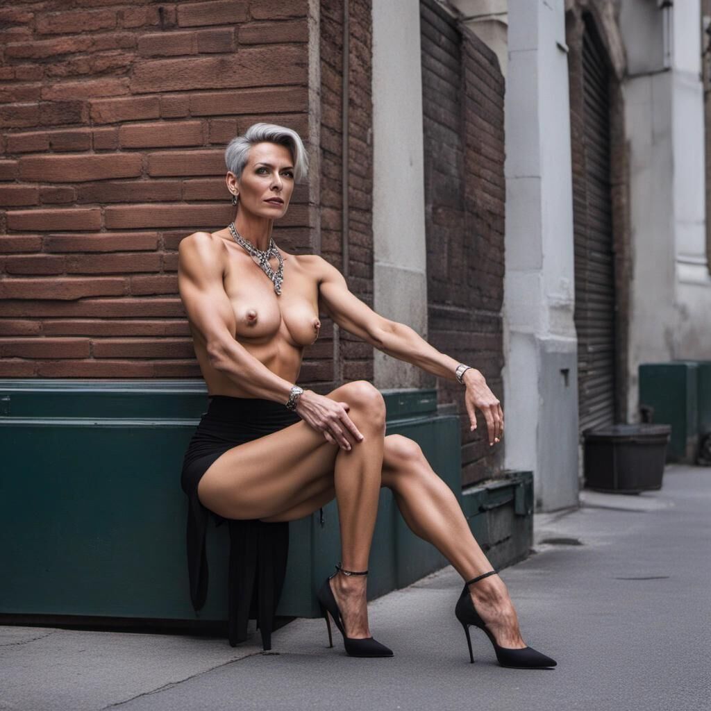 Androgyne Frauen von New York