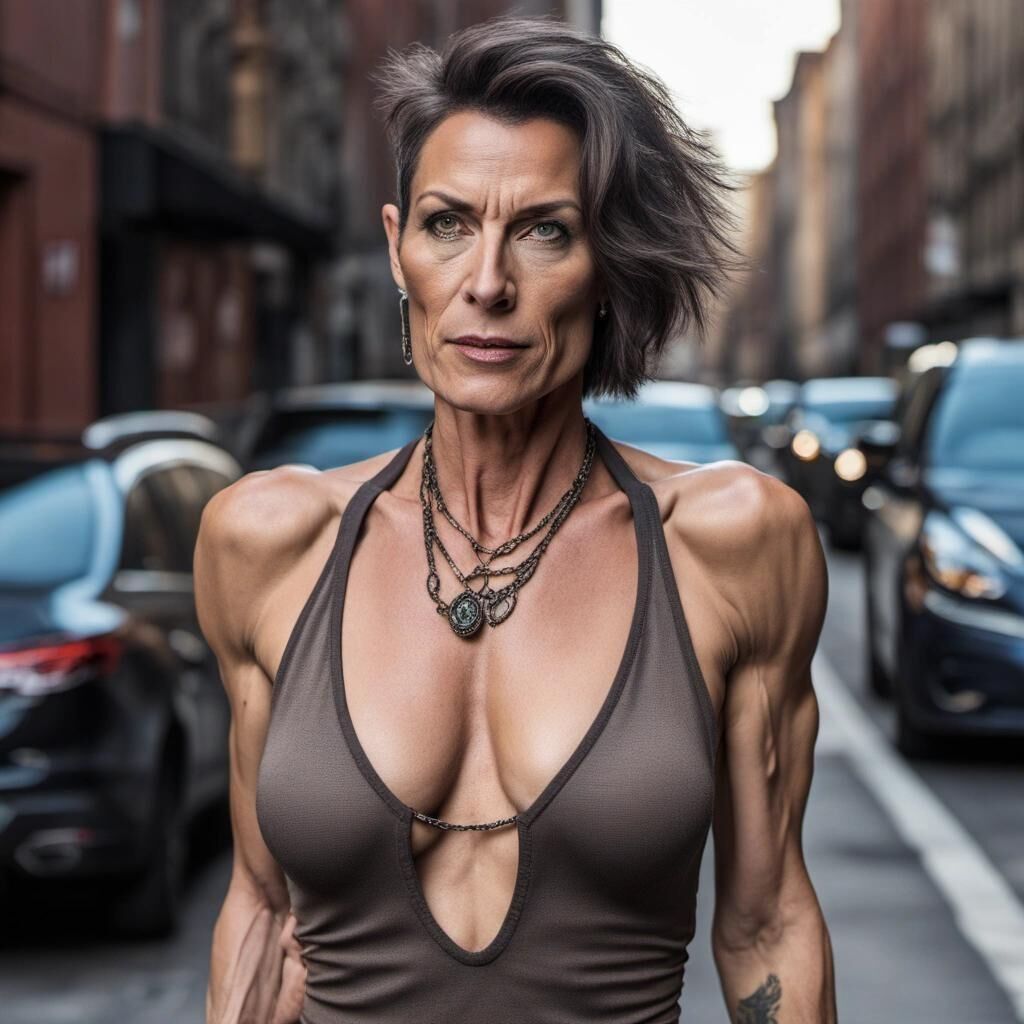 Androgyne Frauen von New York