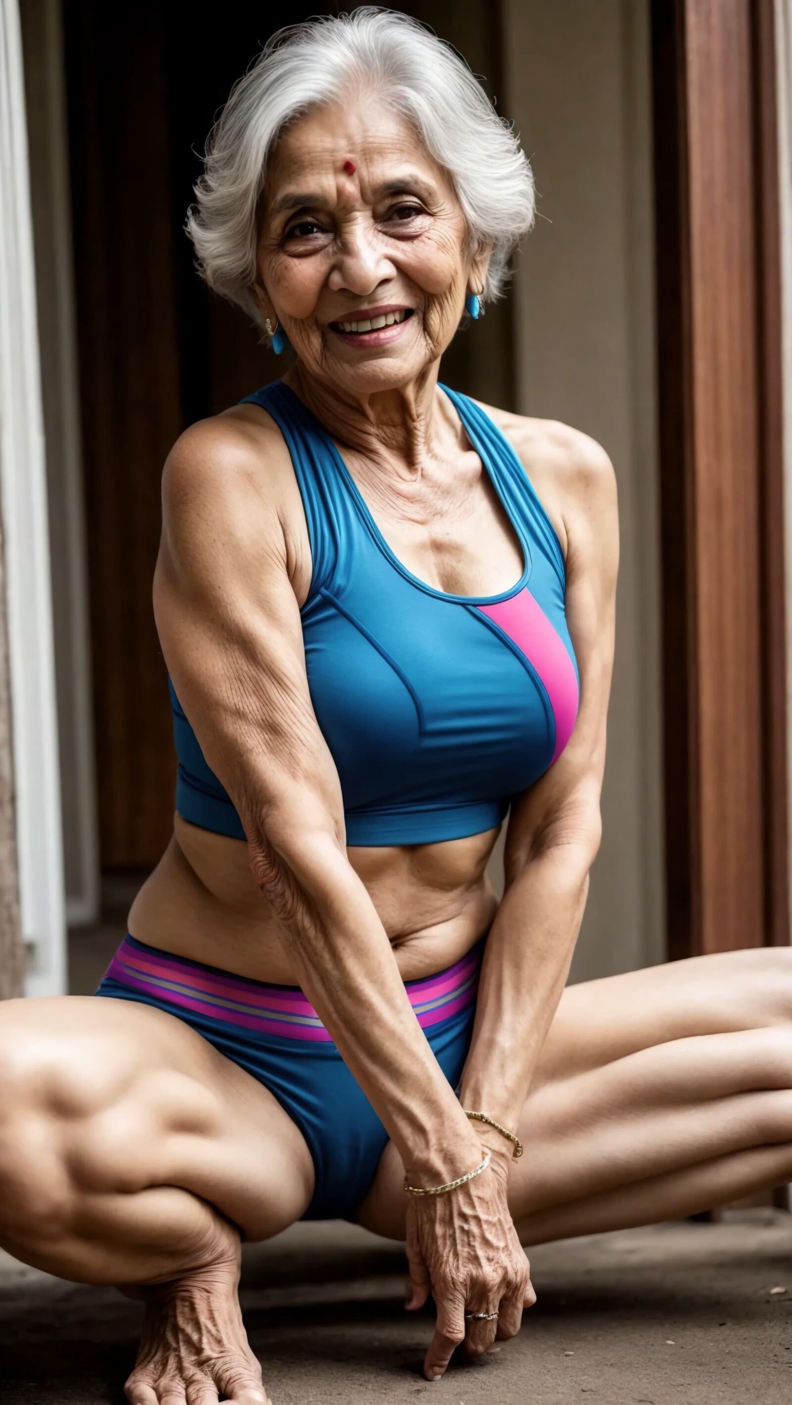 GILF yoga (gerado por IA)