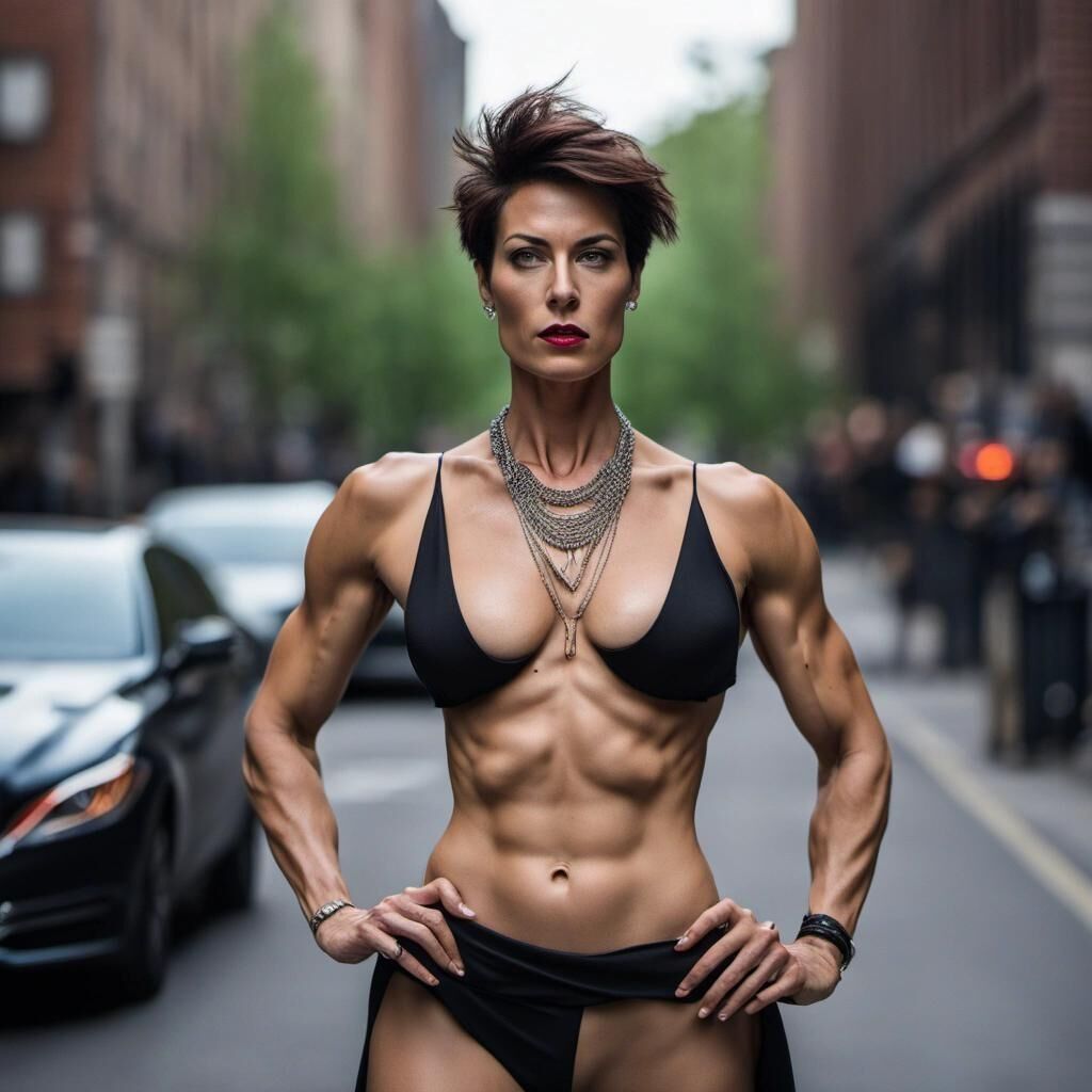 Androgyne Frauen von New York