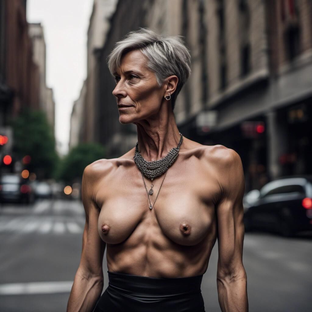 Androgyne Frauen von New York