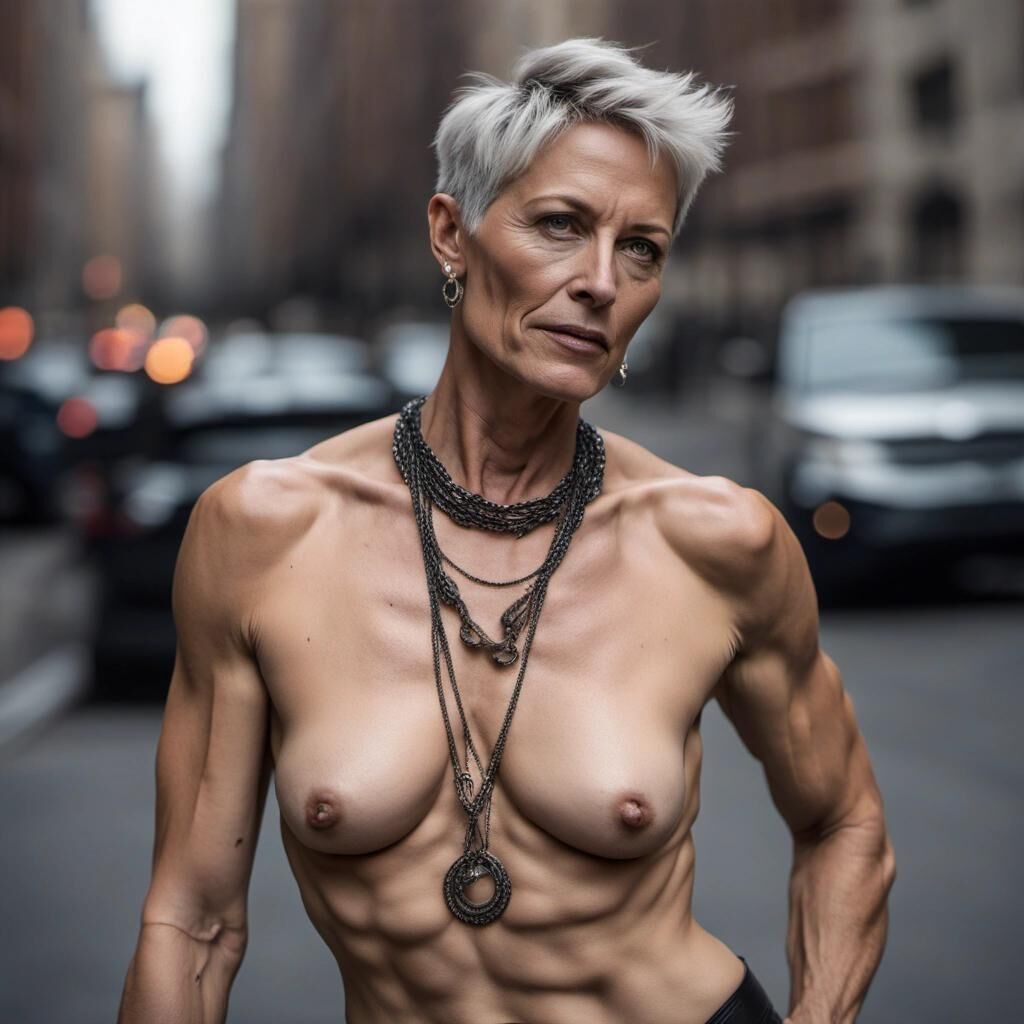 Androgyne Frauen von New York