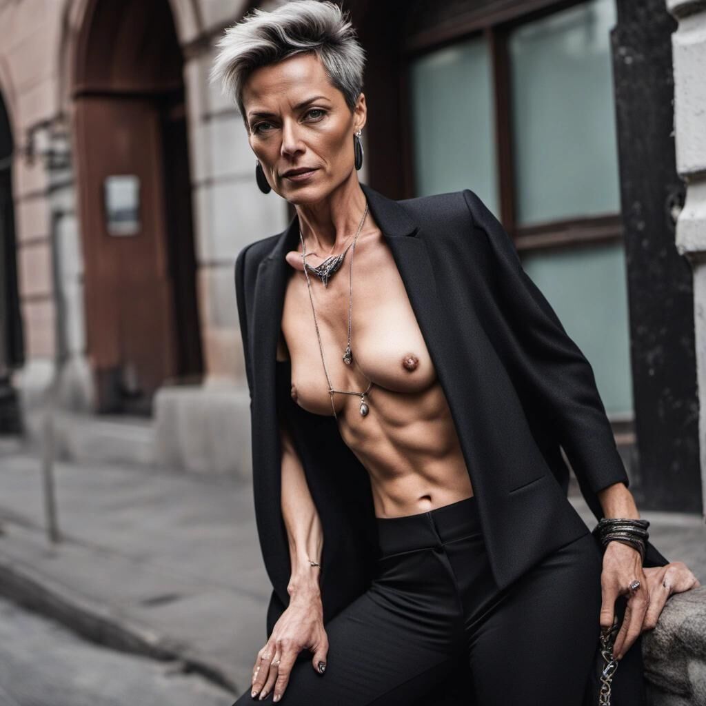 Androgyne Frauen von New York