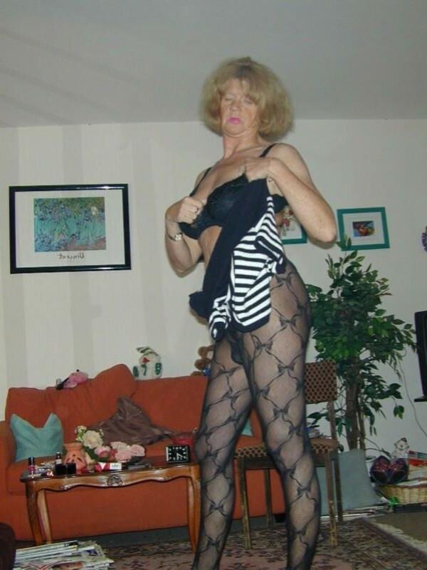 Sexy Granny years old Sailing strip