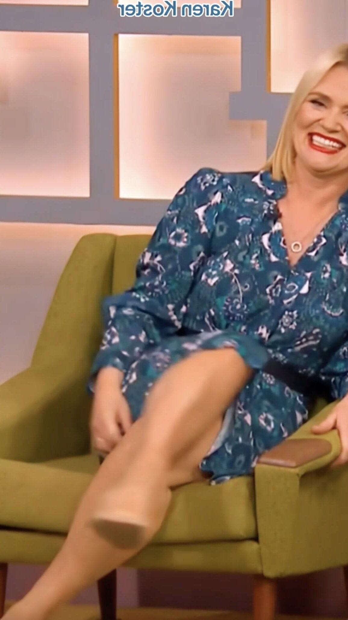 Irish Celeb Upskirt Karen Koster