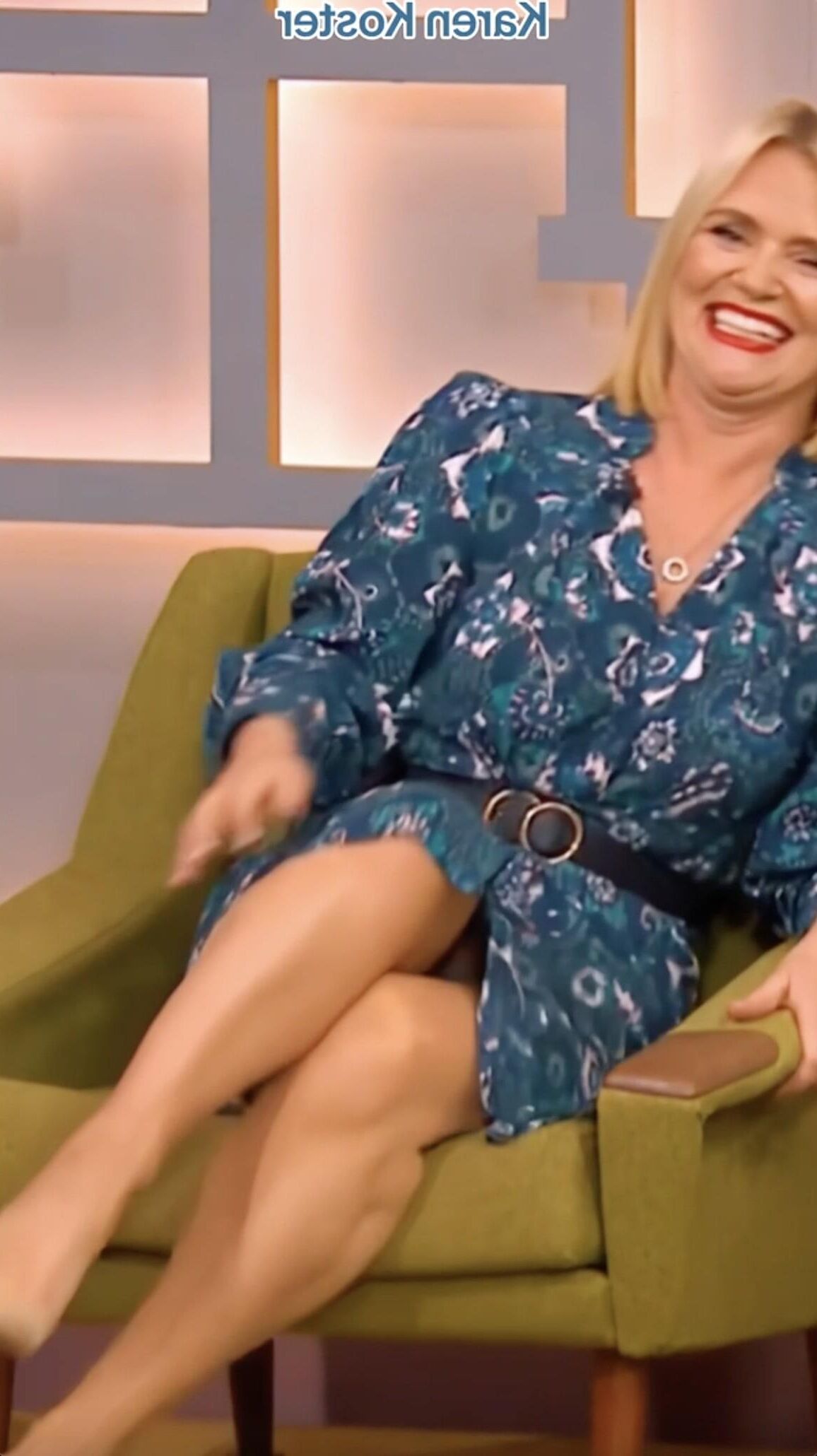 Irish Celeb Upskirt Karen Koster