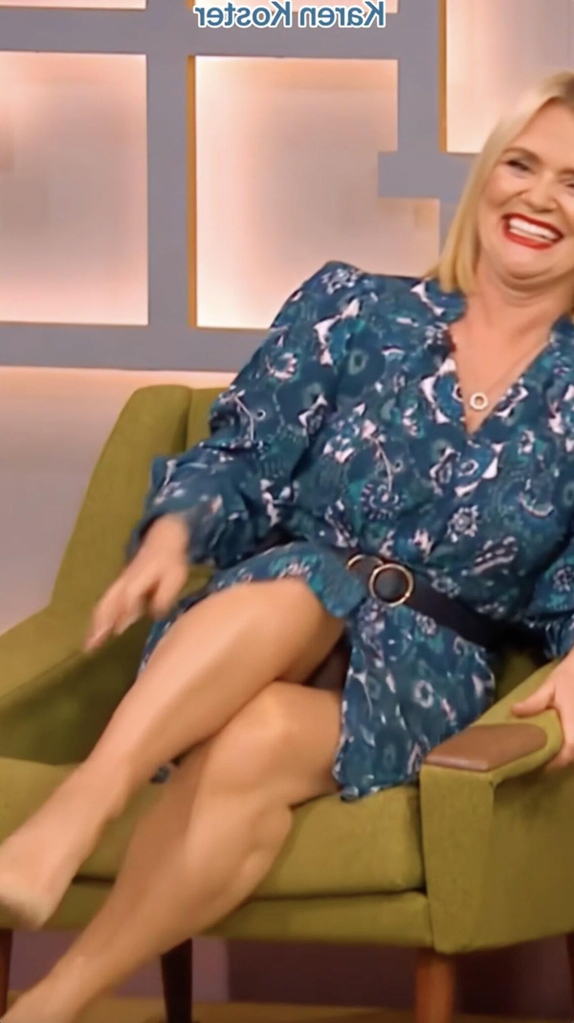 Irish Celeb Upskirt Karen Koster