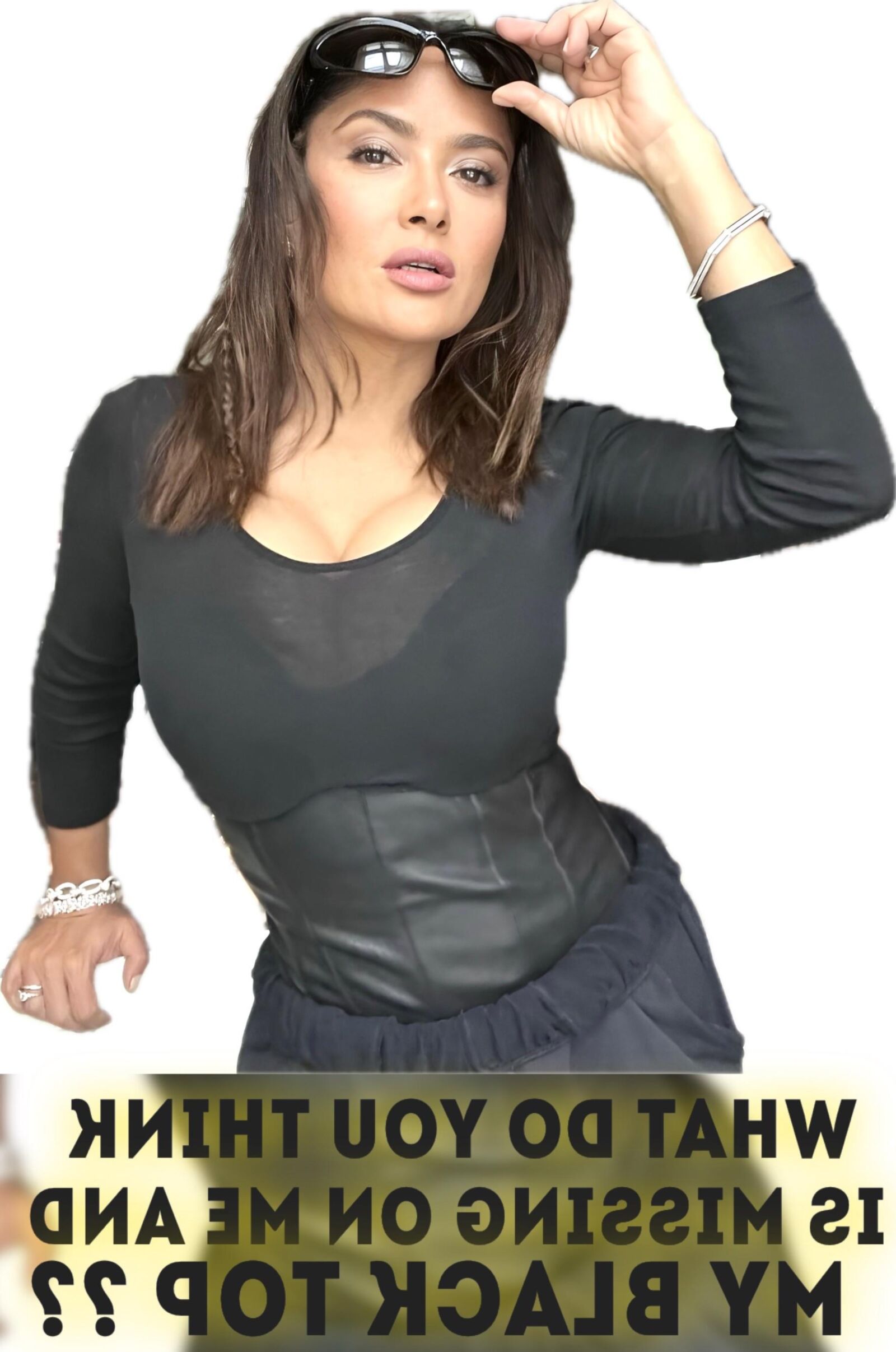 Busty MILF Goddess Salma Hayek, prime Tit Fuck Material 