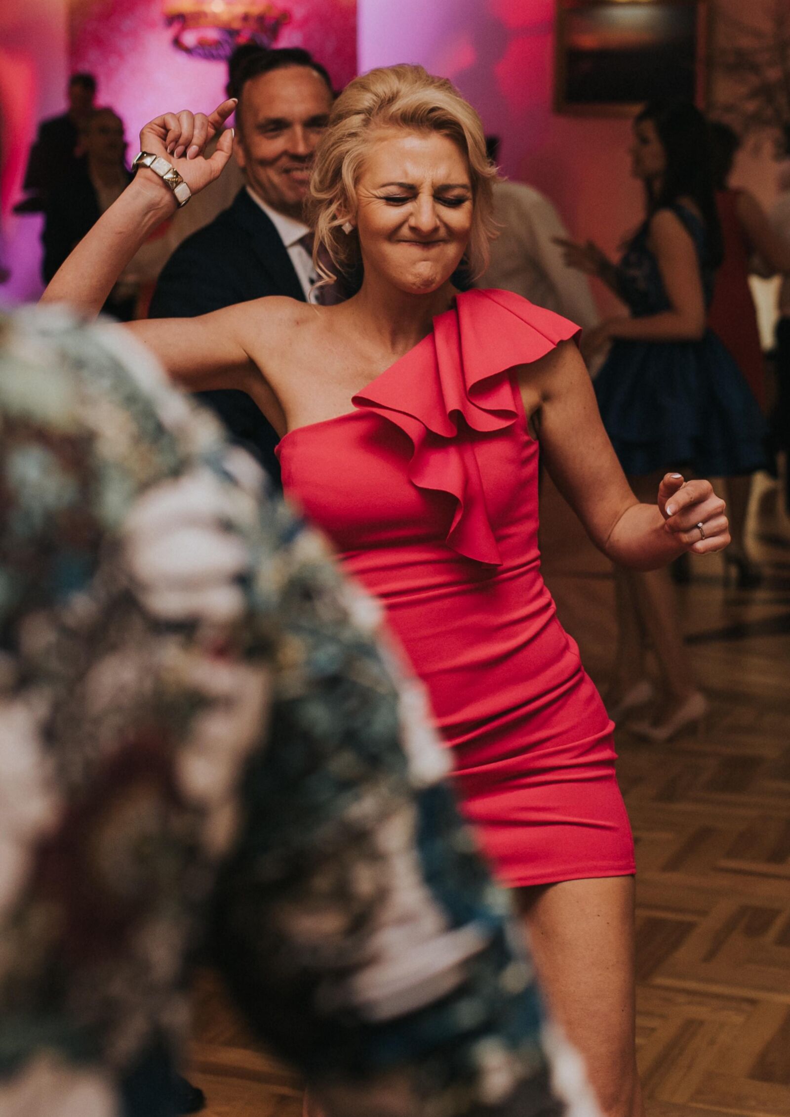 Irene and her MILF friends on the dance floor