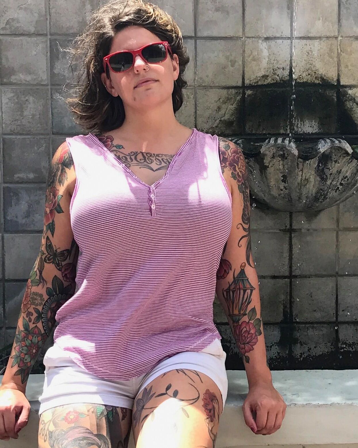 carrie c. big boobs and tats