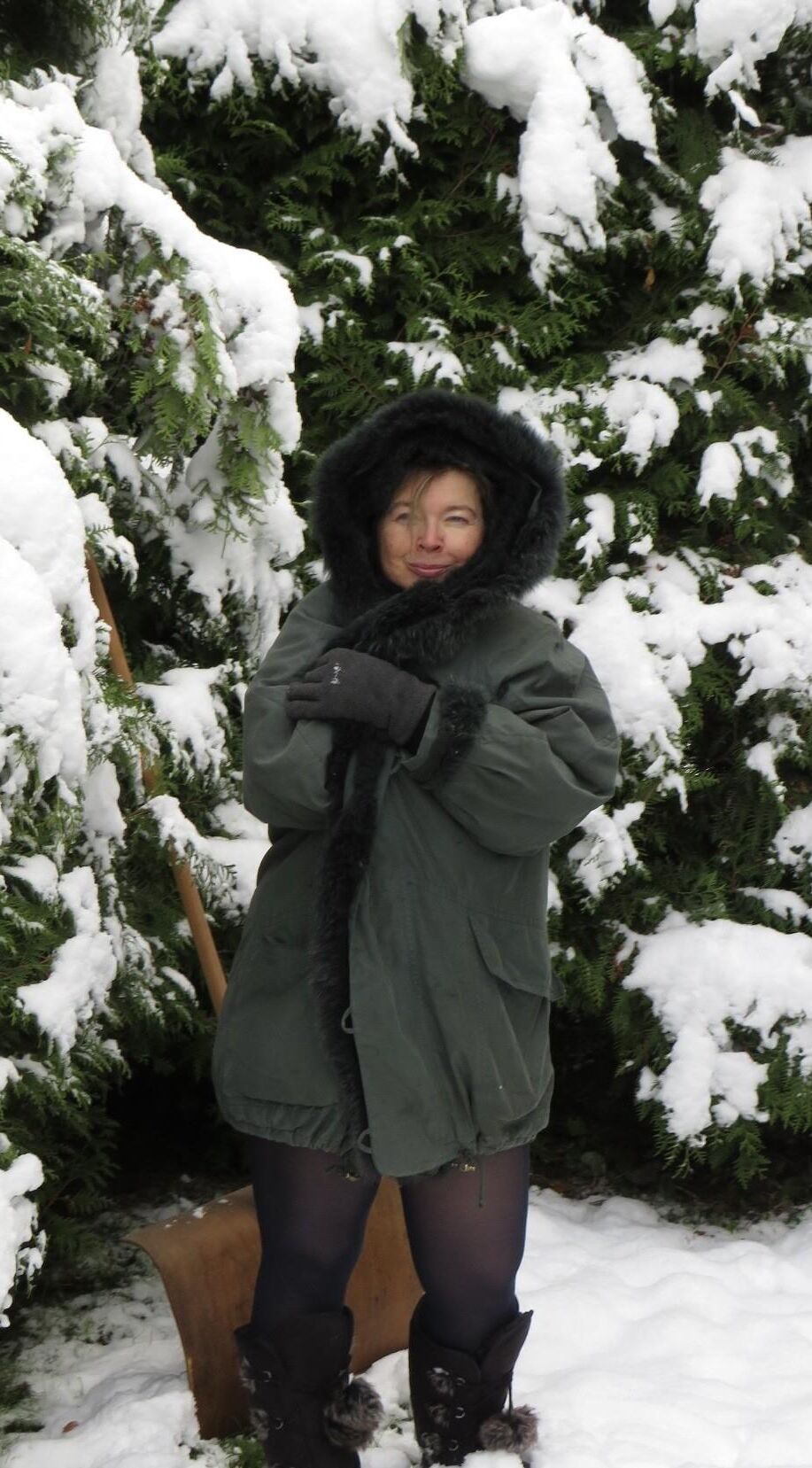 Collants dans la neige