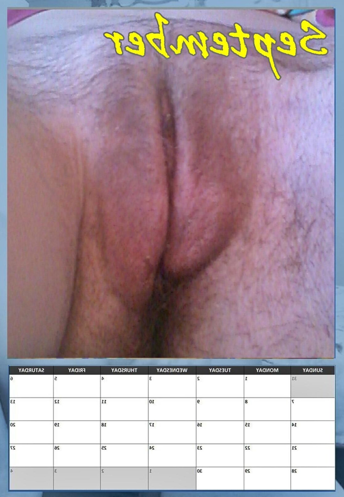 Susanne's hairy pussy calendar 