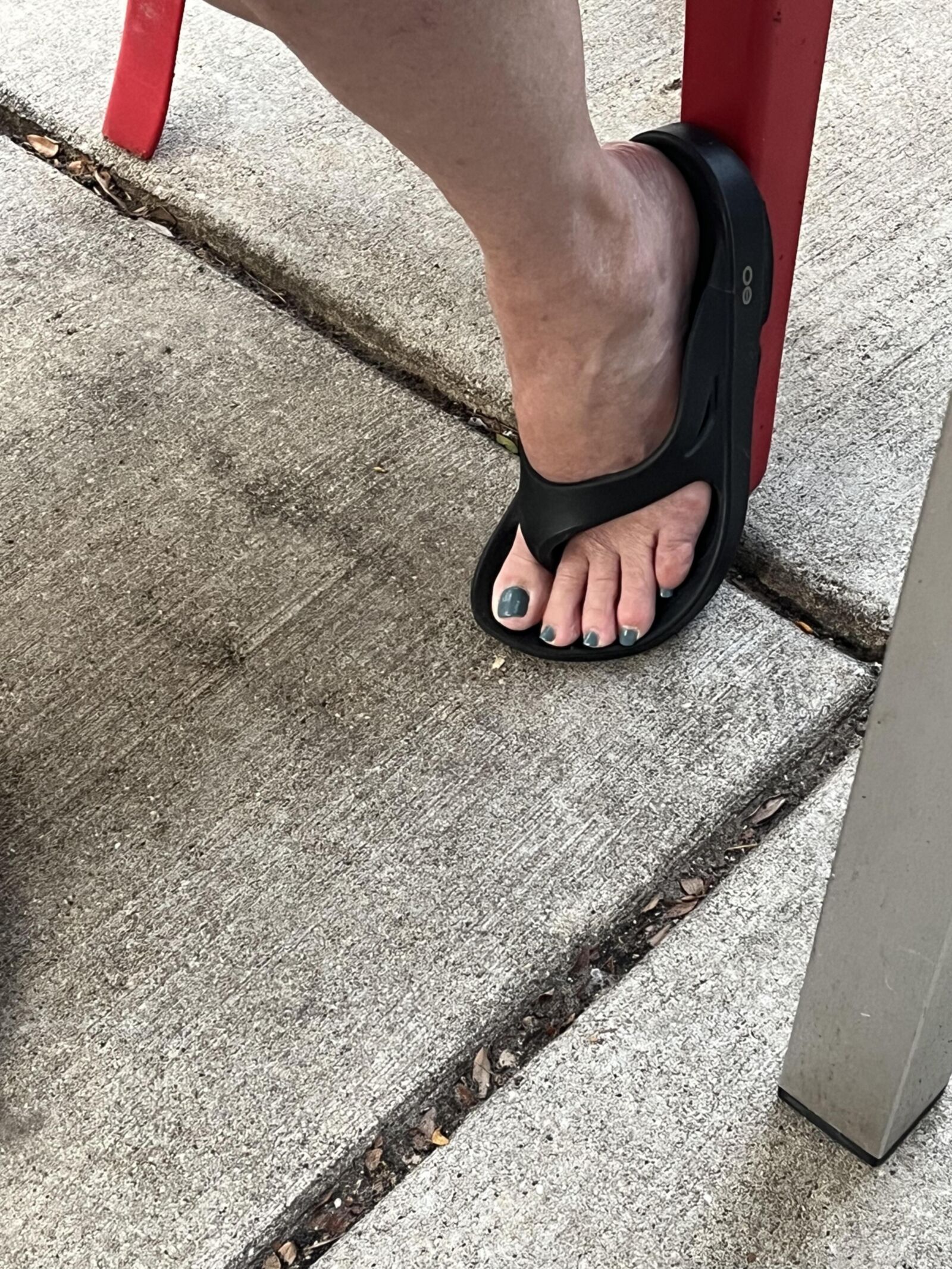 Sues sexy candid feet