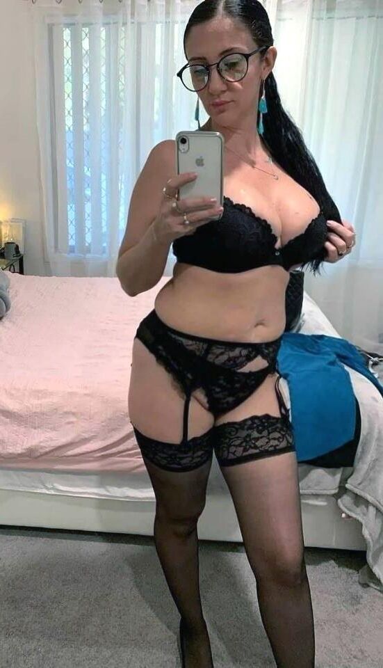 Son, do you like my lingerie? SELFIE