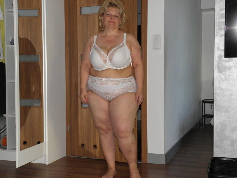 Gran In Her Underwear 