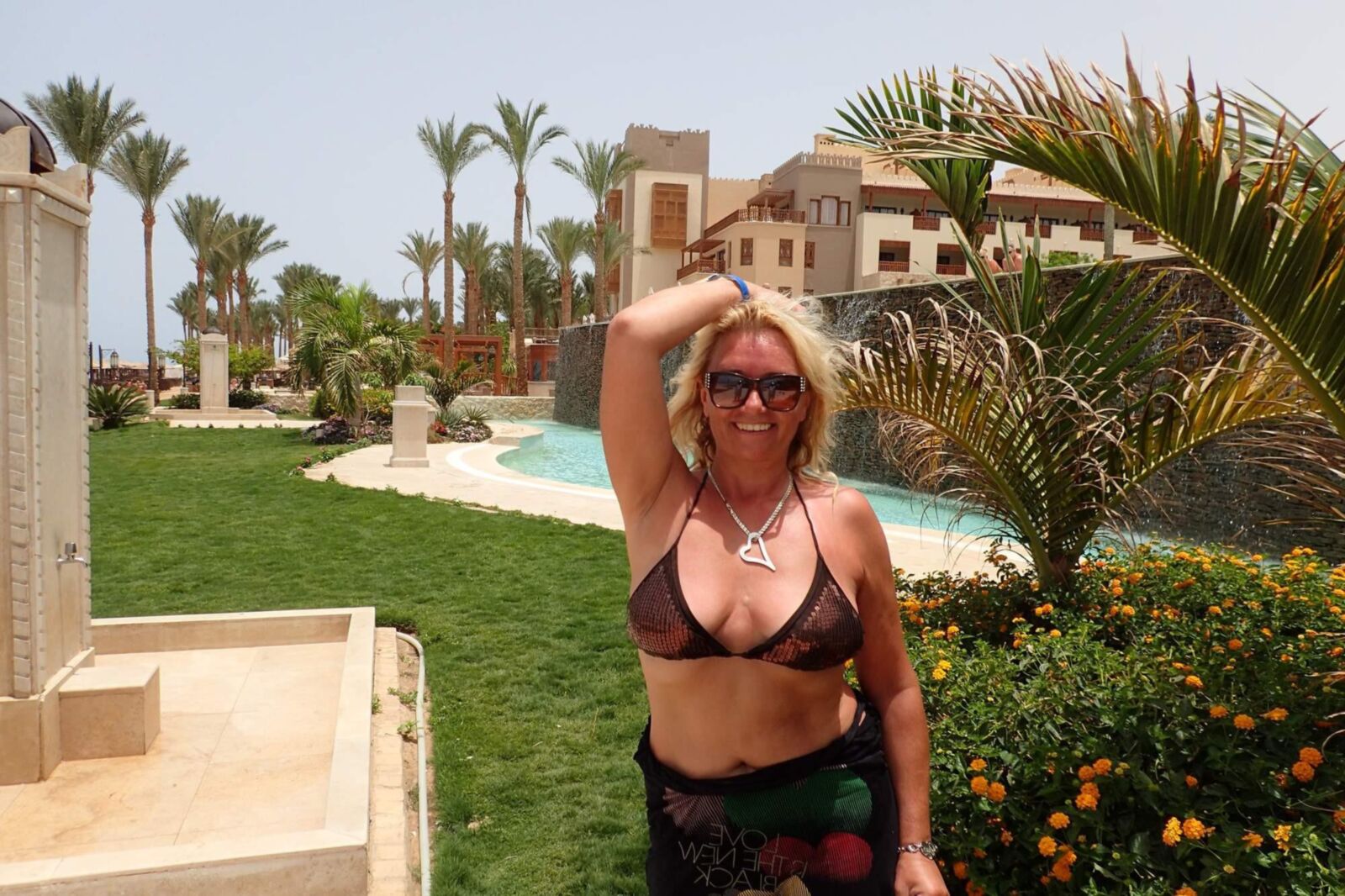 Beautiful sexy bikini mature