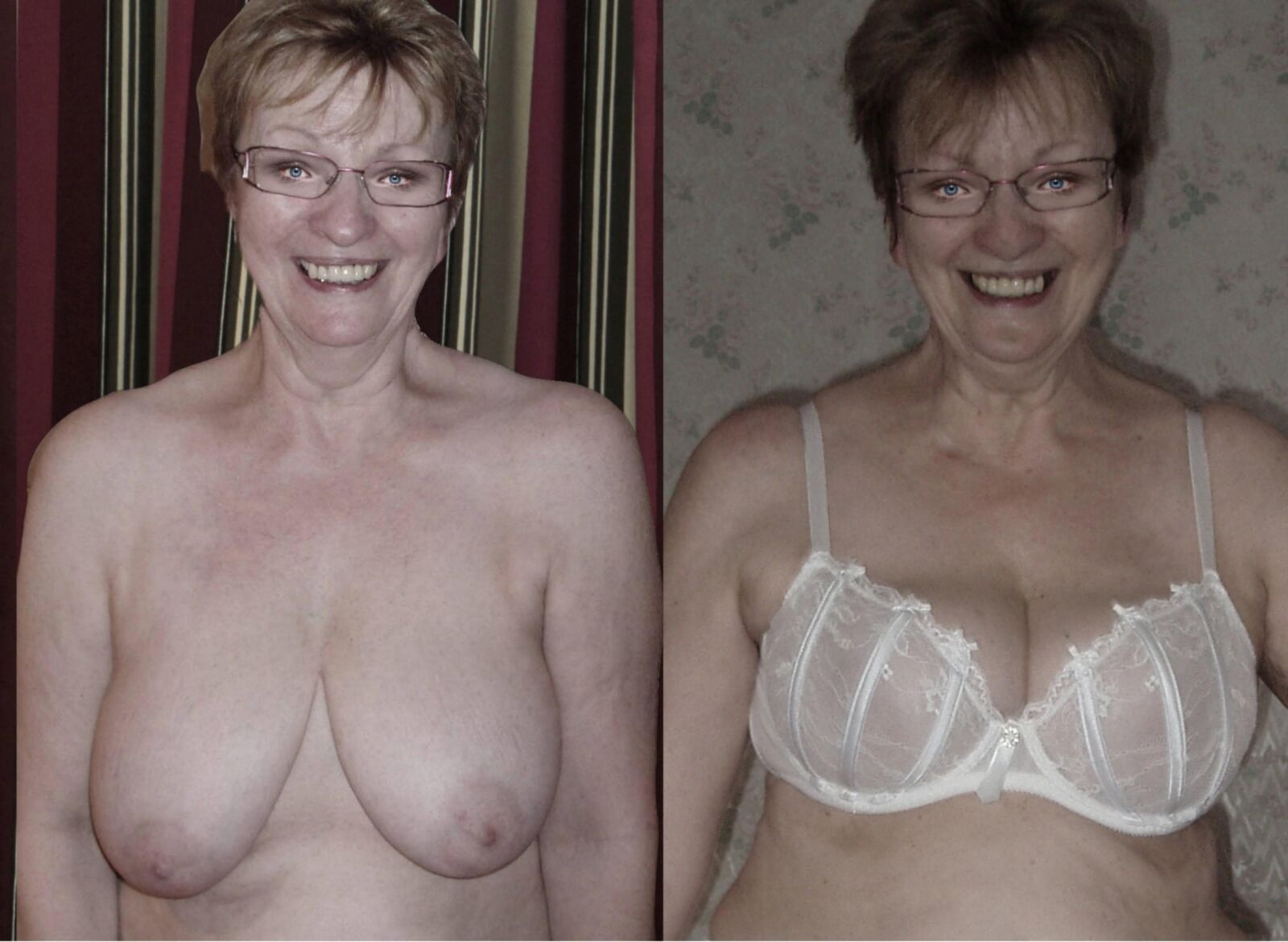 My Lady with and without a Bra