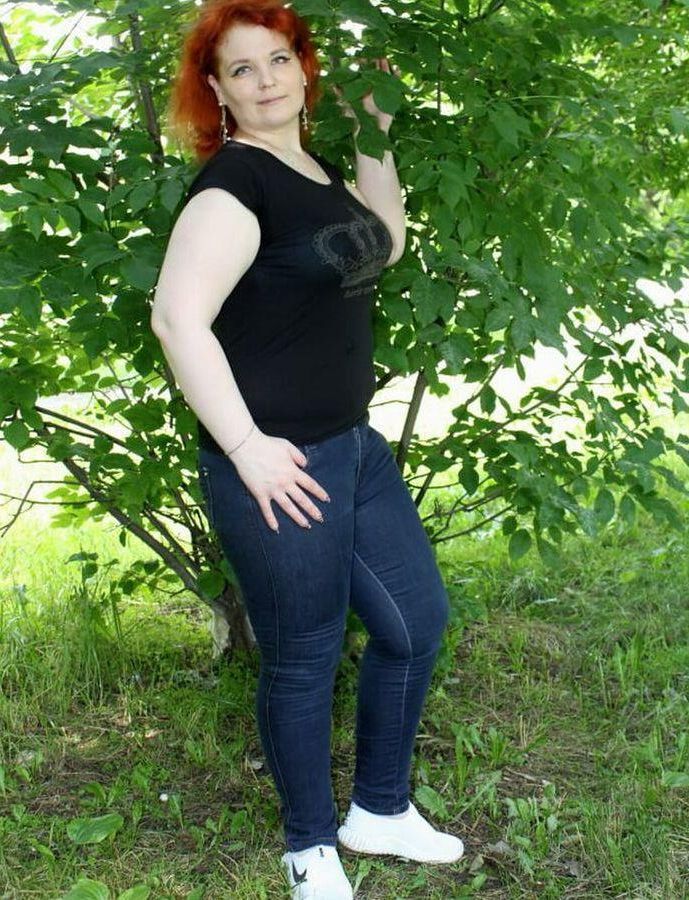 Redhead maduro olga de Voronezh na Rússia