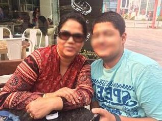mom and son ()