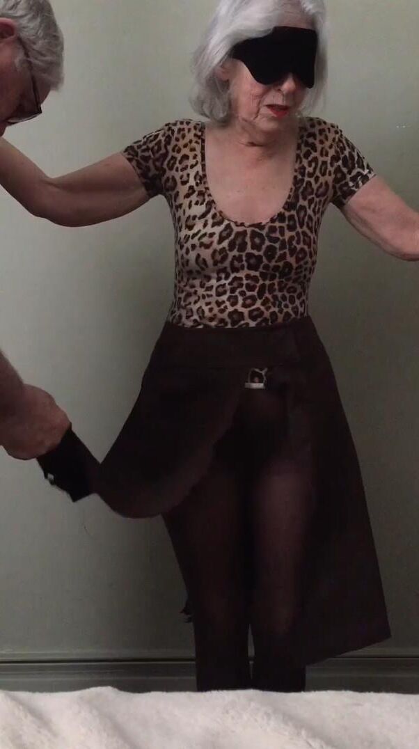 Older lady stripped and whipped