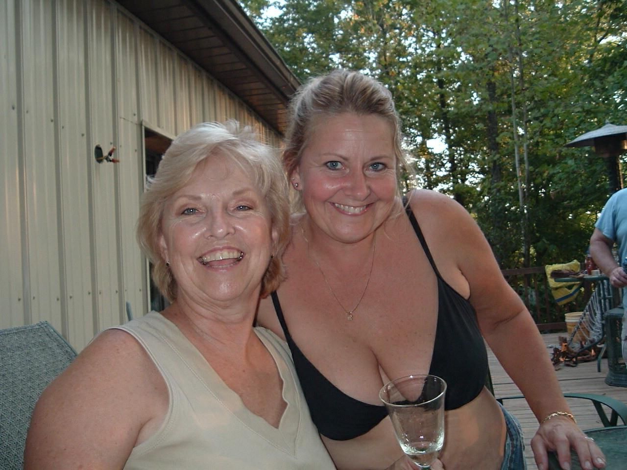 Look at me, not at my boobs young man! 