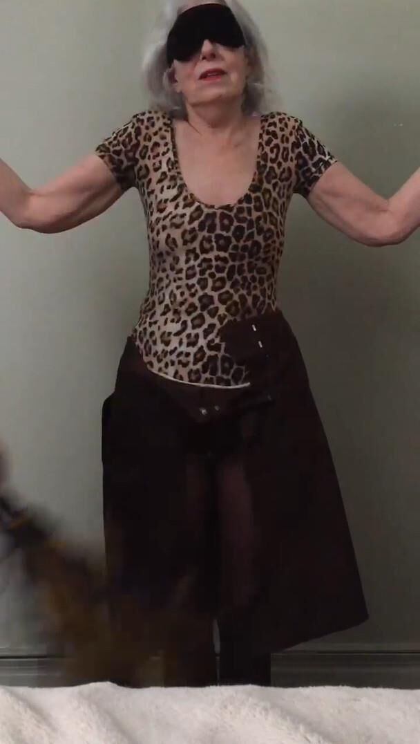 Older lady stripped and whipped