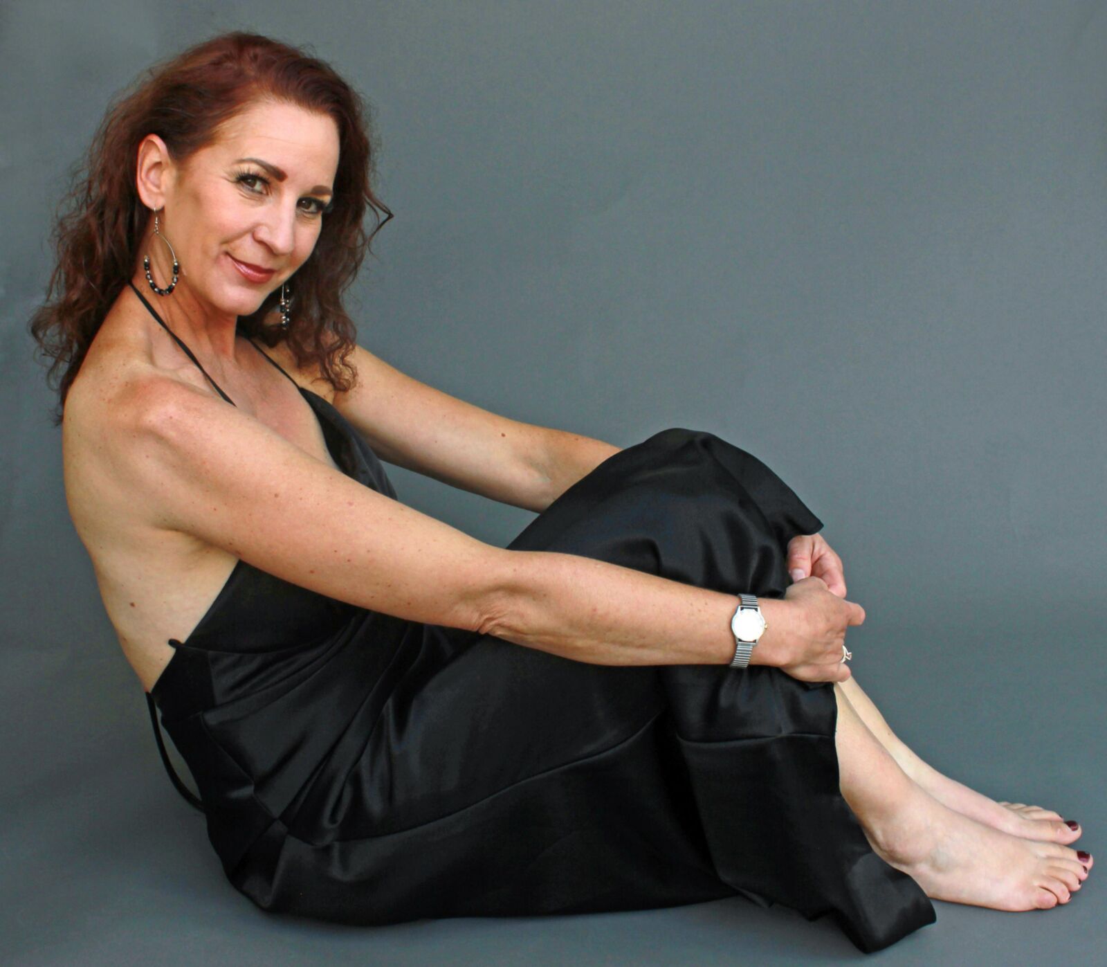 Mature fuckpig in black satin (NN)