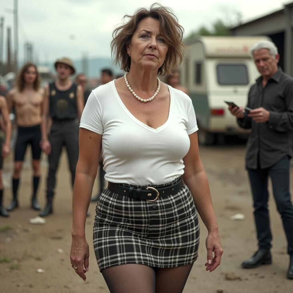 AI Milfs in tartan