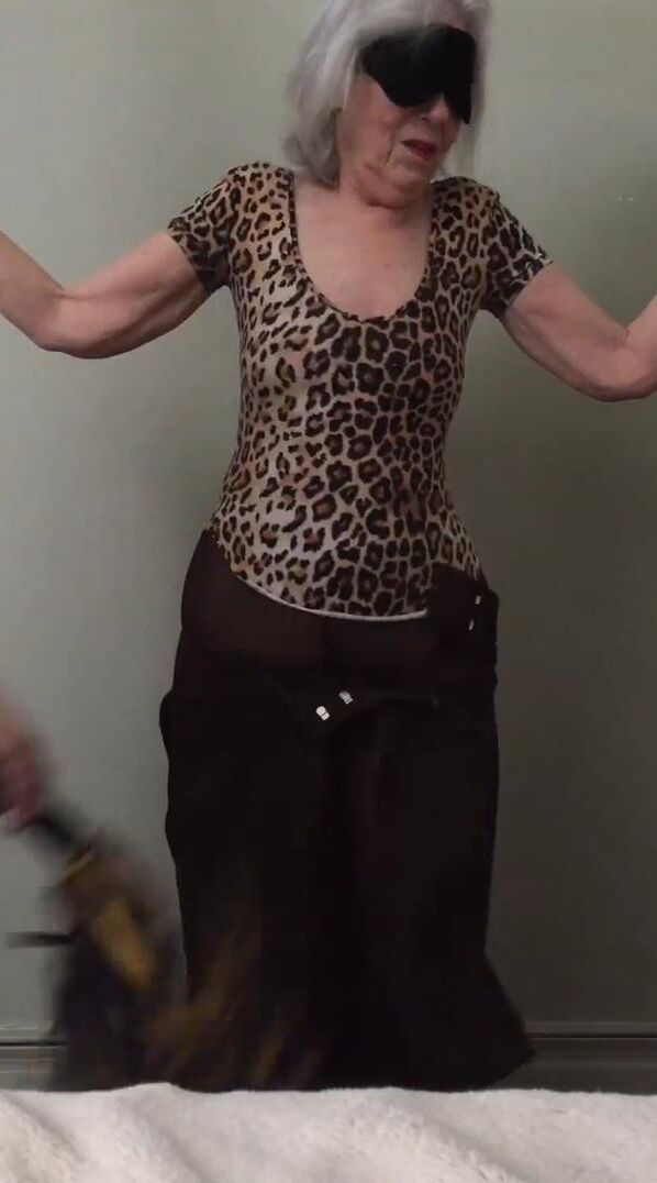 Older lady stripped and whipped