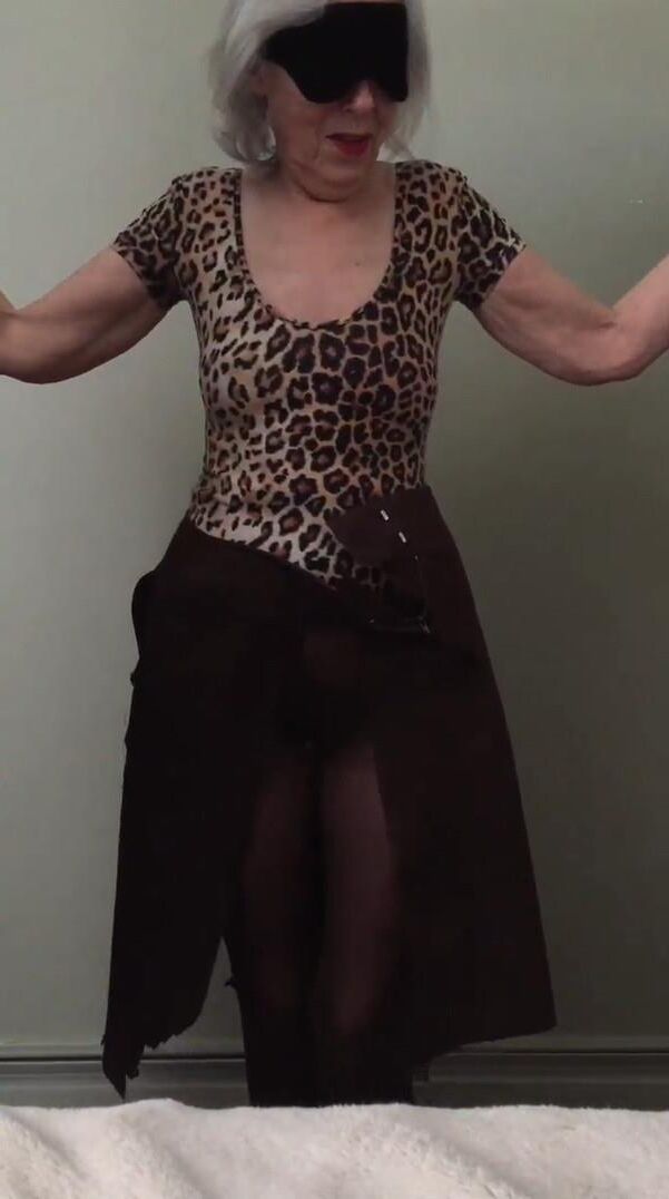 Older lady stripped and whipped